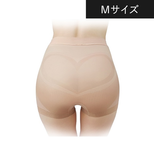 美姿勢ヒップアップ骨盤ショーツガードル(ベージュ／Ｍサイズ)