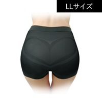 美姿勢ヒップアップ骨盤ショーツガードル(黒/LLサイズ)