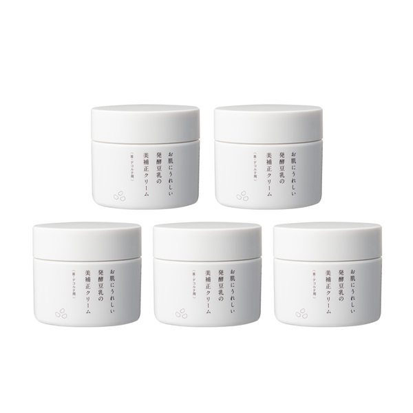 【15％OFF】発酵豆乳の美補正クリーム 5個セット