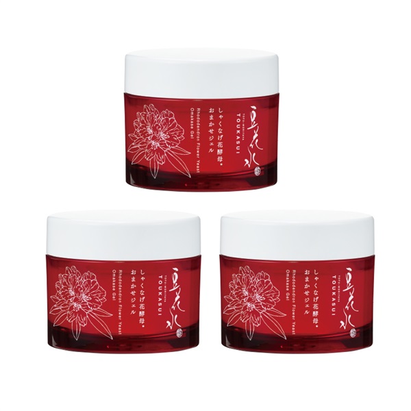 【10％OFF】豆花水　しゃくなげ花酵母おまかせジェル 3個セット