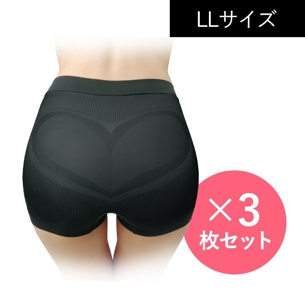 美姿勢ヒップアップ骨盤ショーツガードル3枚セット | 豆腐の