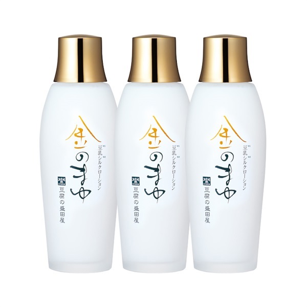 【１０％ＯＦＦ】豆乳シルクローション金のまゆ３本セット
