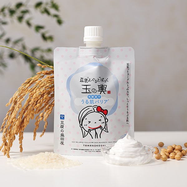 豆乳よーぐるとぱっく玉の輿 うる肌バリア | 豆腐の盛田屋<公式>豆乳 