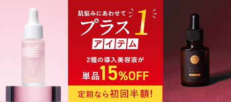 【単品15%OFF】プラス1アイテム【定期初回半額】