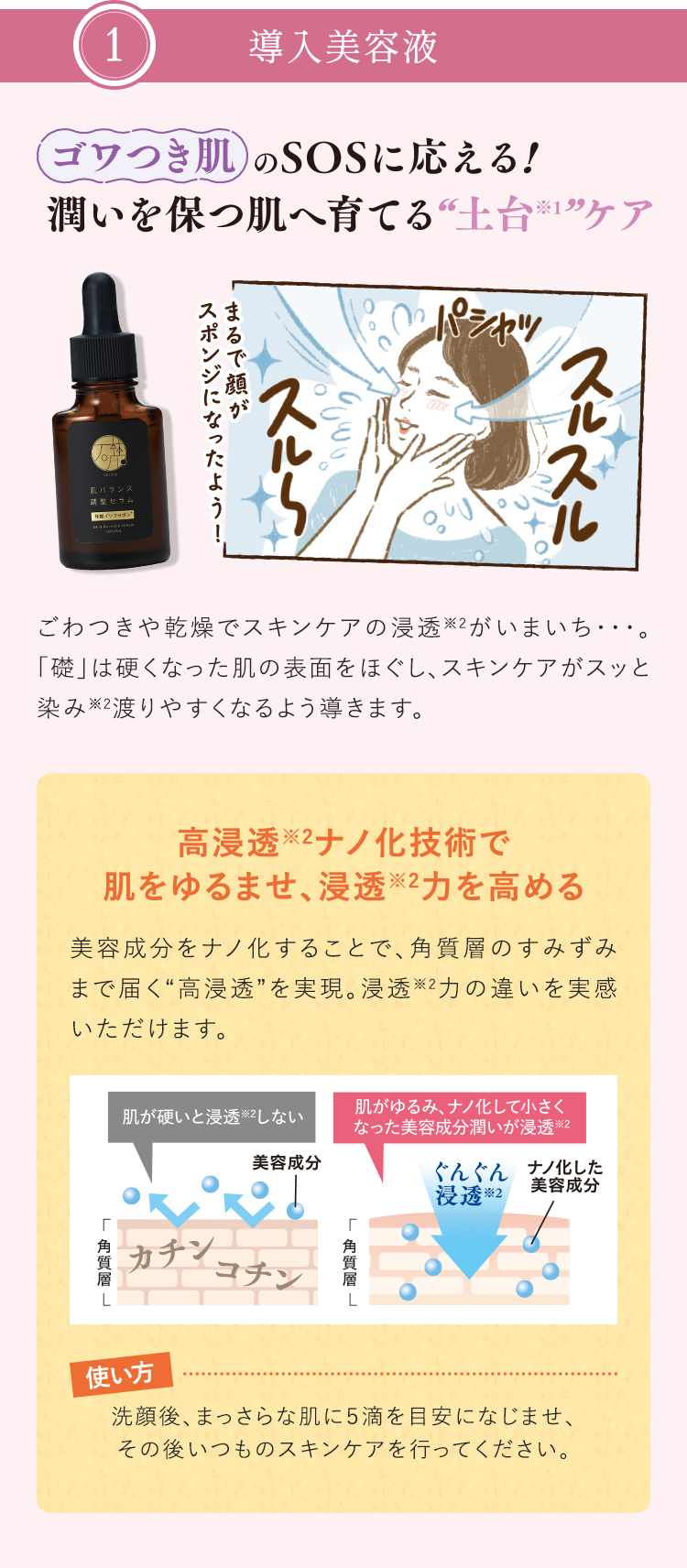 1 導入美容液