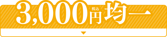 税込3,000円均一