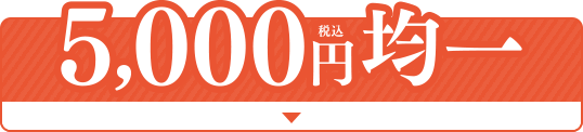 税込5,000円均一