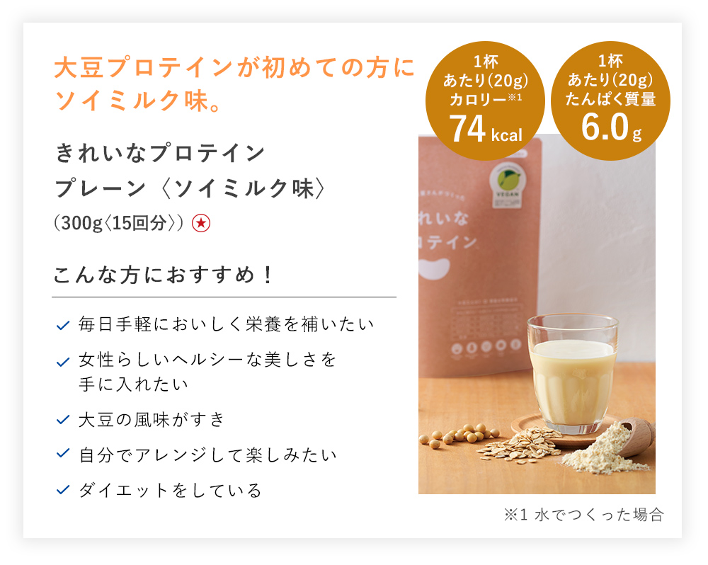 【定期初回半額】きれいなプロテイン[プレーン]