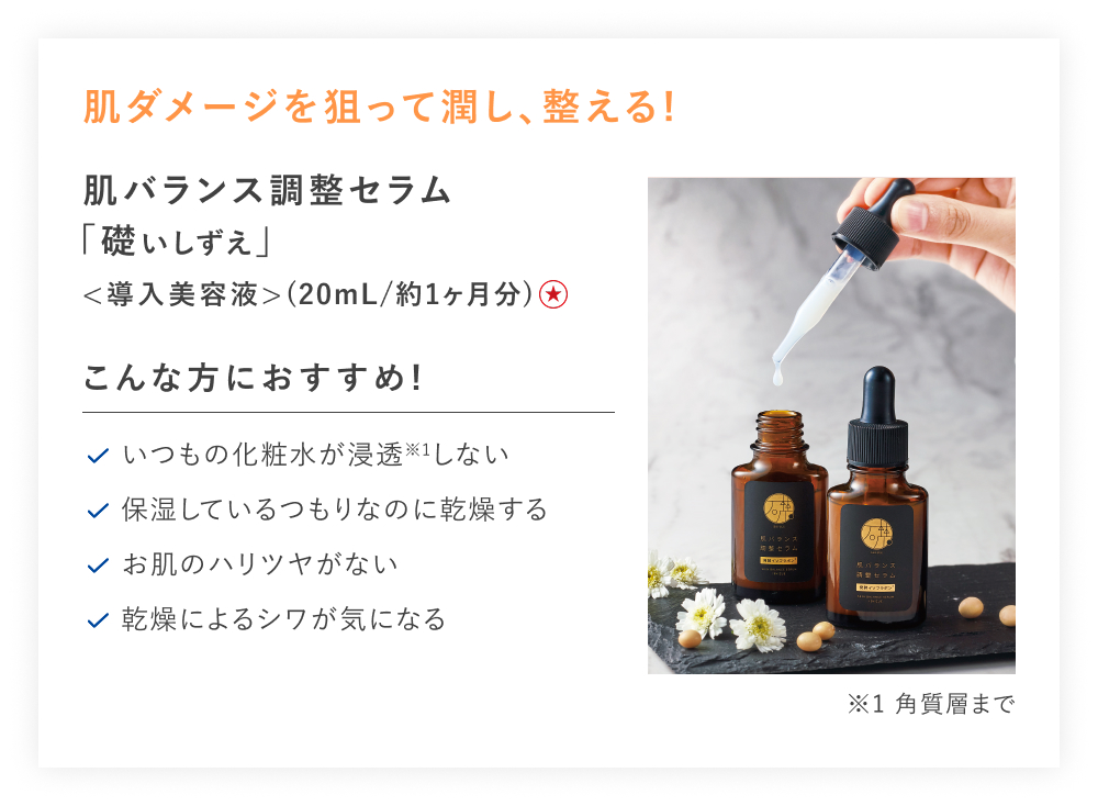 【特別価格】肌バランス調整セラム礎