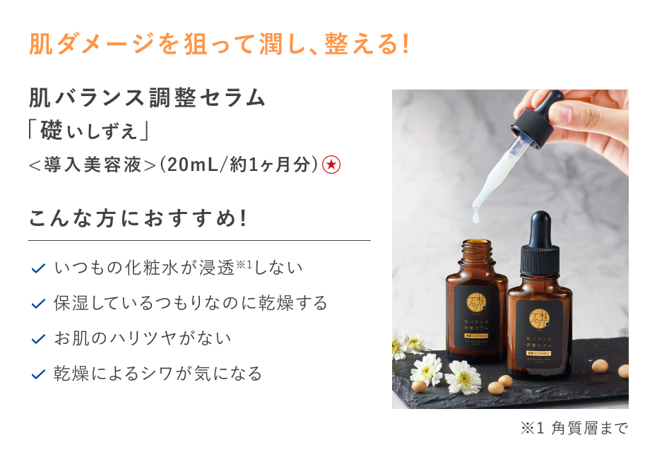 【特別価格】肌バランス調整セラム礎