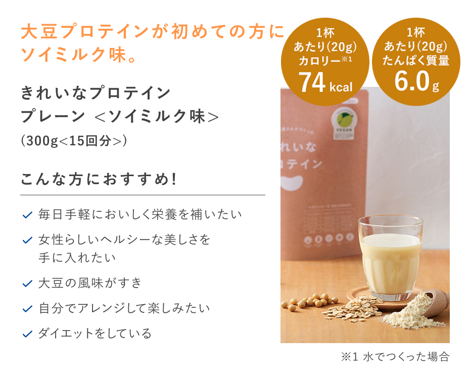 【20%OFF】きれいなプロテイン [プレーン]