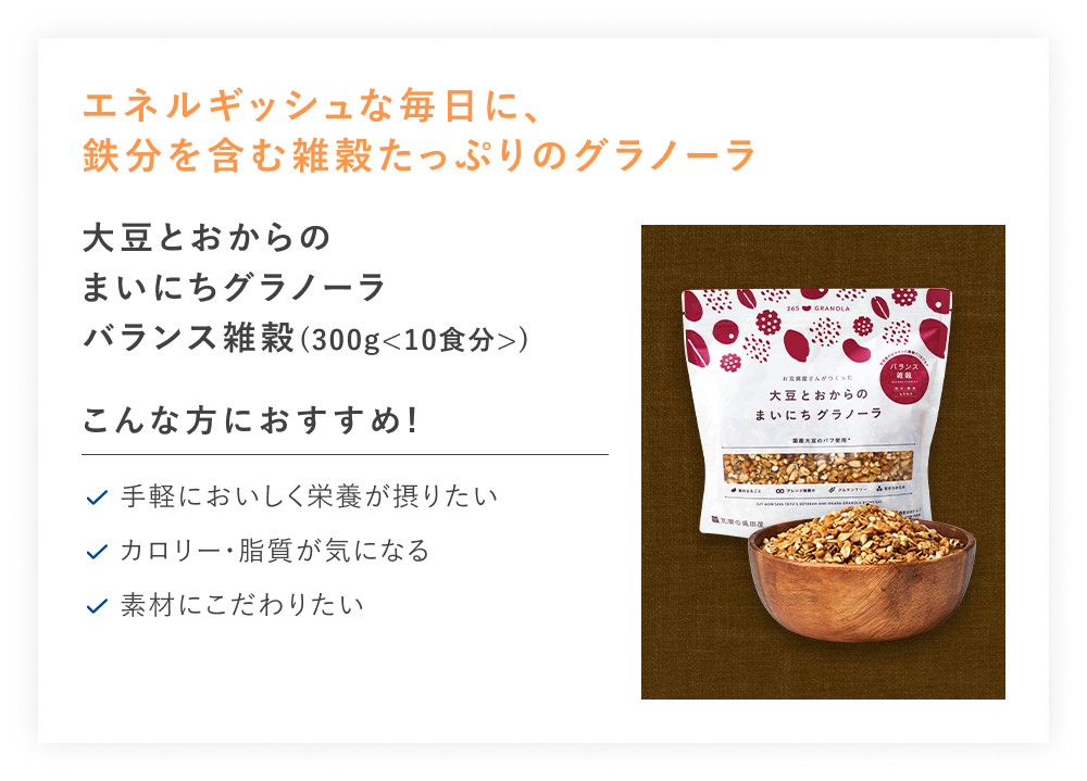 【特別価格】大豆とおからのまいにちグラノーラバランス雑穀