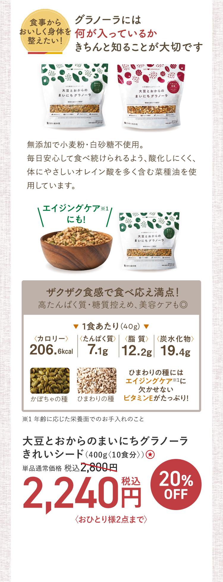グラノーラには何が入っているかきちんと知ることが大切です