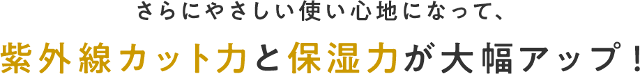 そんな「豆乳UV美容液 自然生活」がリニューアル & パワーアップ！