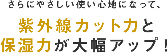 そんな「豆乳UV美容液 自然生活」がリニューアル & パワーアップ！